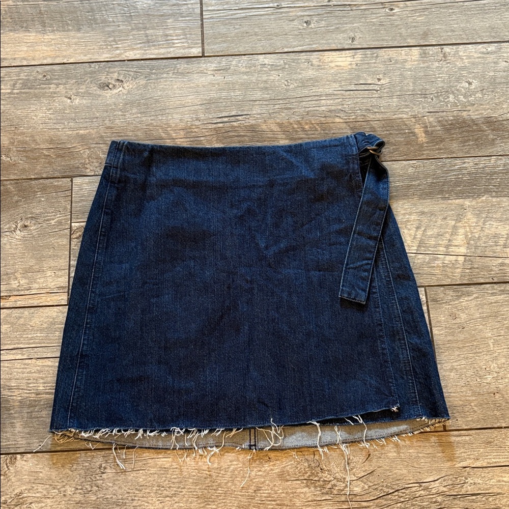 Madewell Blue Denim Skirt